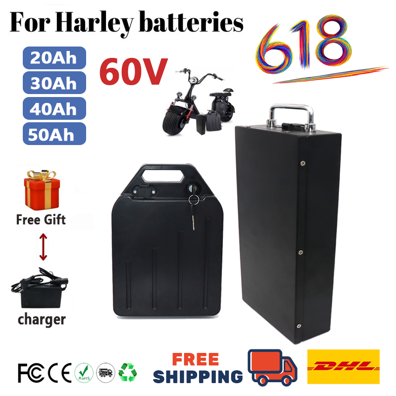 Für Harley-Batterie 60V 20Ah 3 – 60V 50Ah Electric Scooter Battery Bewertung und Preis