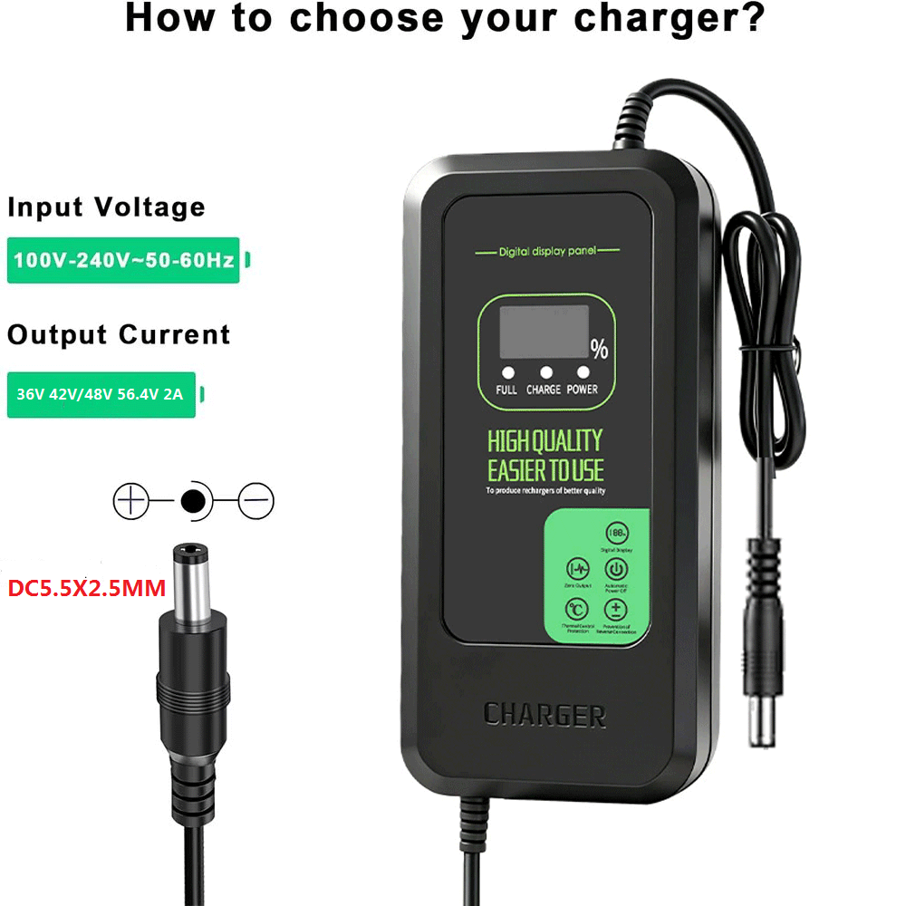 72V 5A Ladegerät für Lithium-I – 84V 20A Smart Charger Bewertung und Preis
