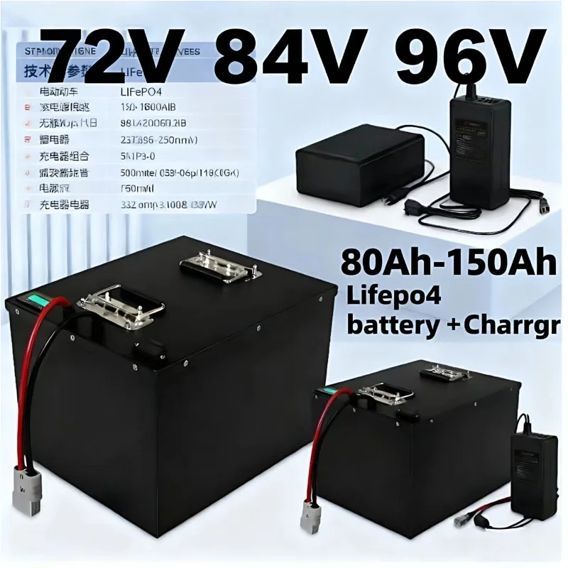 LIFEPO4-Akku mit BMS 72 V 84 V – 72V 40Ah Lifepo4 Battery Pack Bewertung und Preis