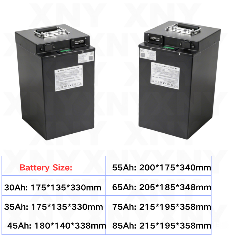 60V 30Ah 35Ah 45Ah 55Ah 65Ah 7 – 72V 40Ah Lifepo4 Battery Pack Bewertung und Preis